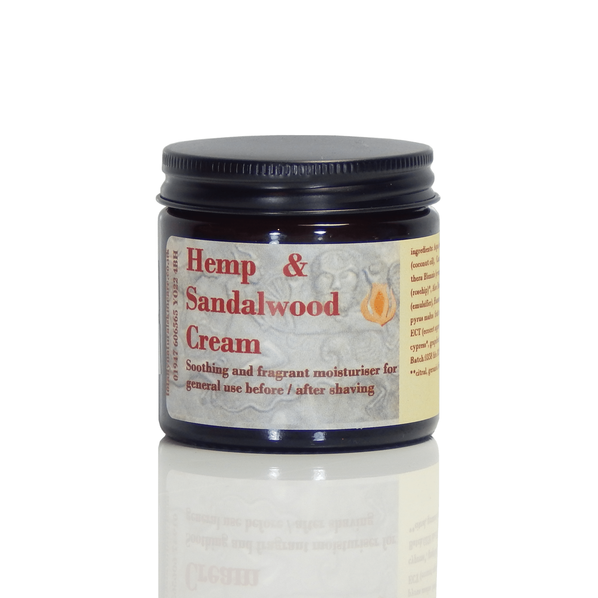 Hemp & Sandalwood Cream - Totally Natural Skincare