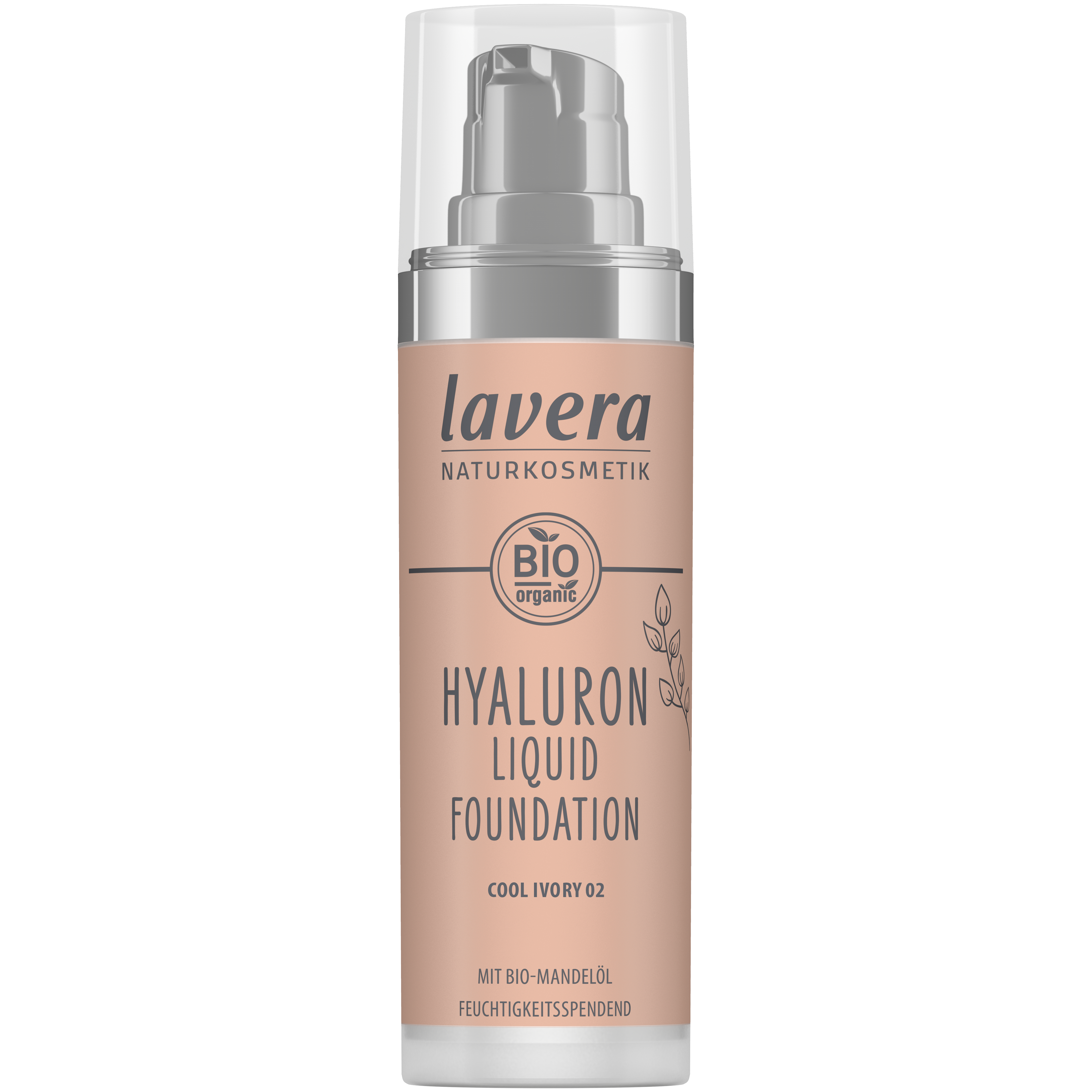 Lavera Hyaluron Liquid Foundation - Cool Ivory 02