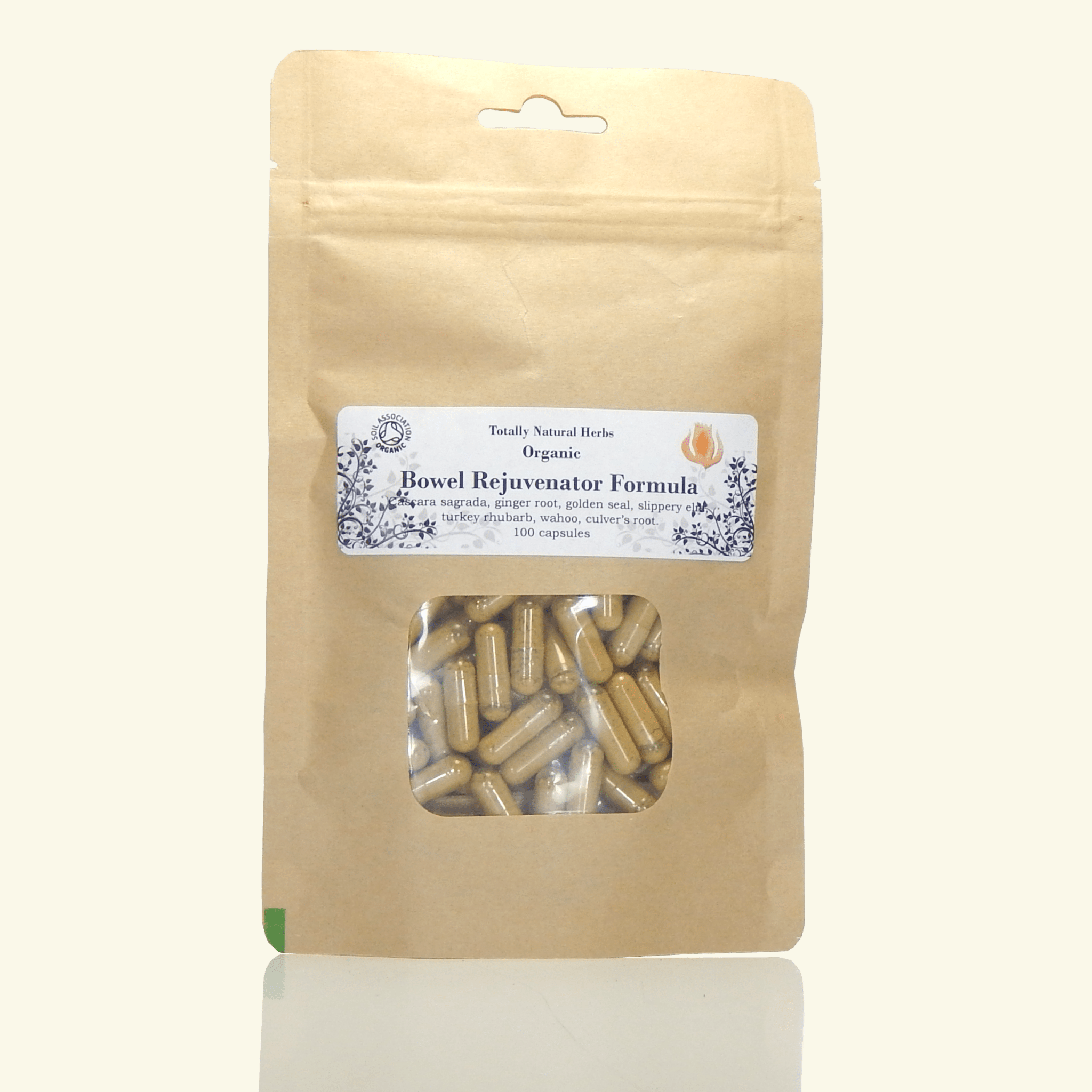 Bowel Rejuvenator Formula (organic, capsules) - Totally Natural Skincare