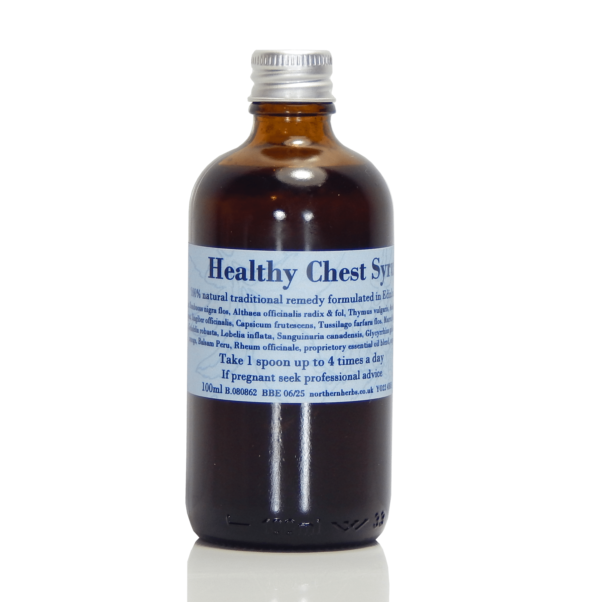Healthy Chest Elixir - this is very strong, begin with a low dose - 1/4 tsp. and build up - Totally Natural Skincare