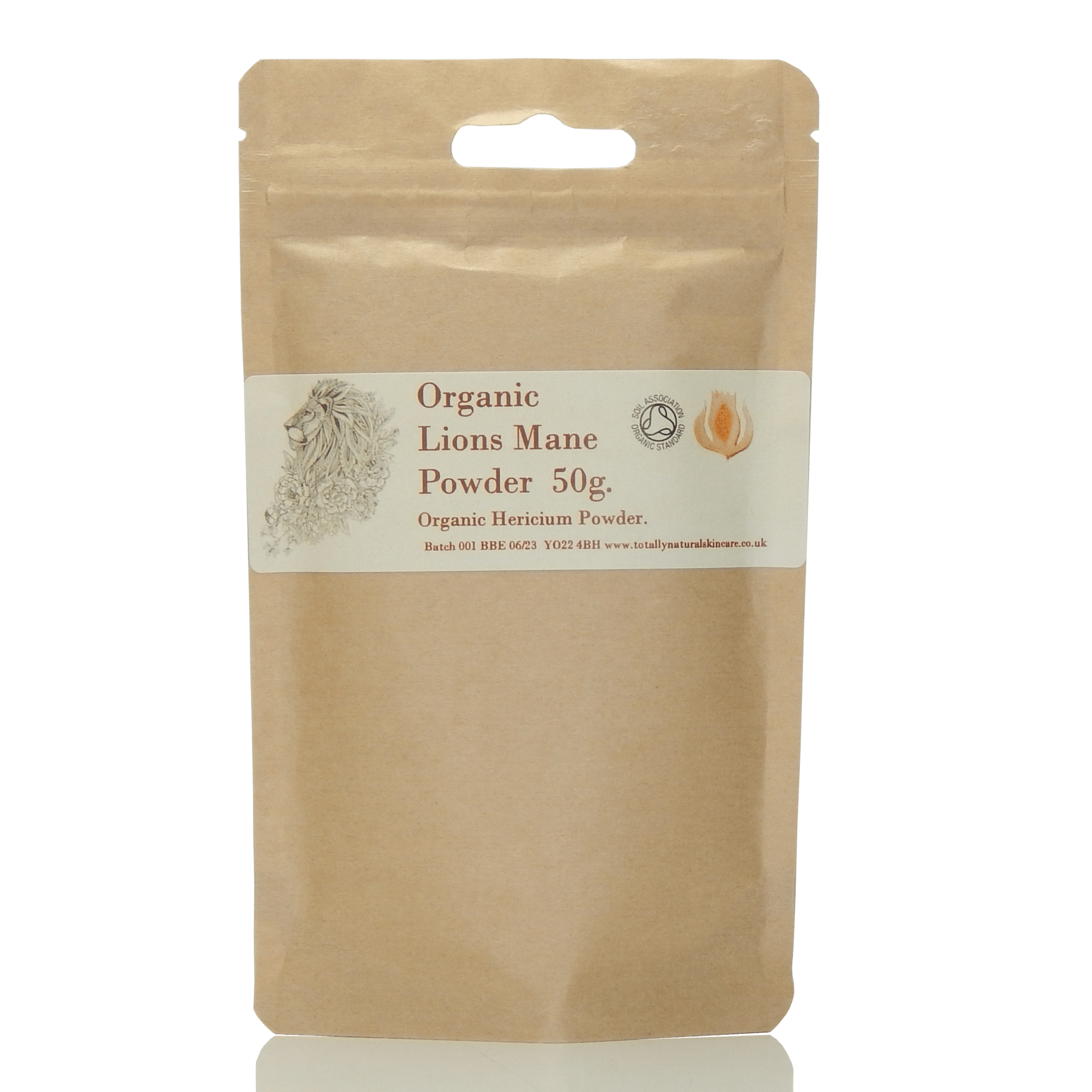 Lion's Mane Mushroom Powder - (organic) - Totally Natural Skincare