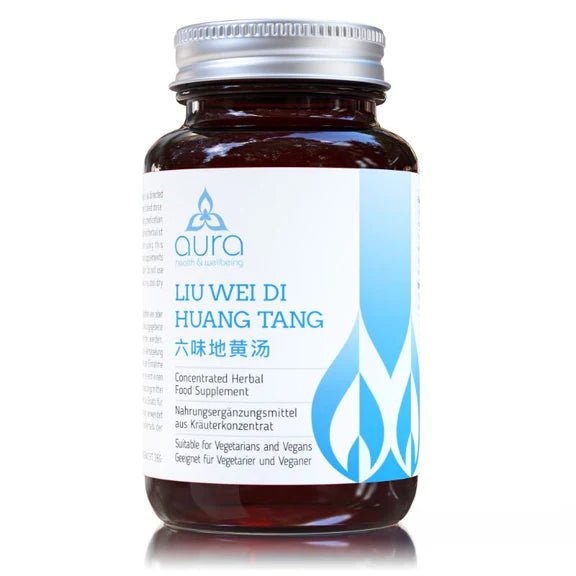 Liu Wei Di Huang Wan - Aura Herbs 600mg (60 tablets) - Totally Natural Skincare