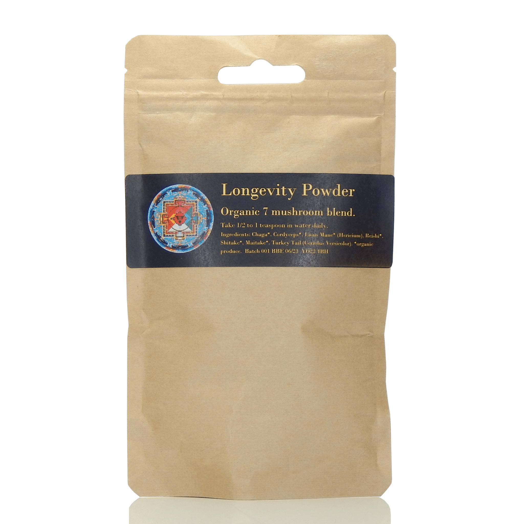 Longevity - Organic 7 Mushroom Blend Powder - Totally Natural Skincare
