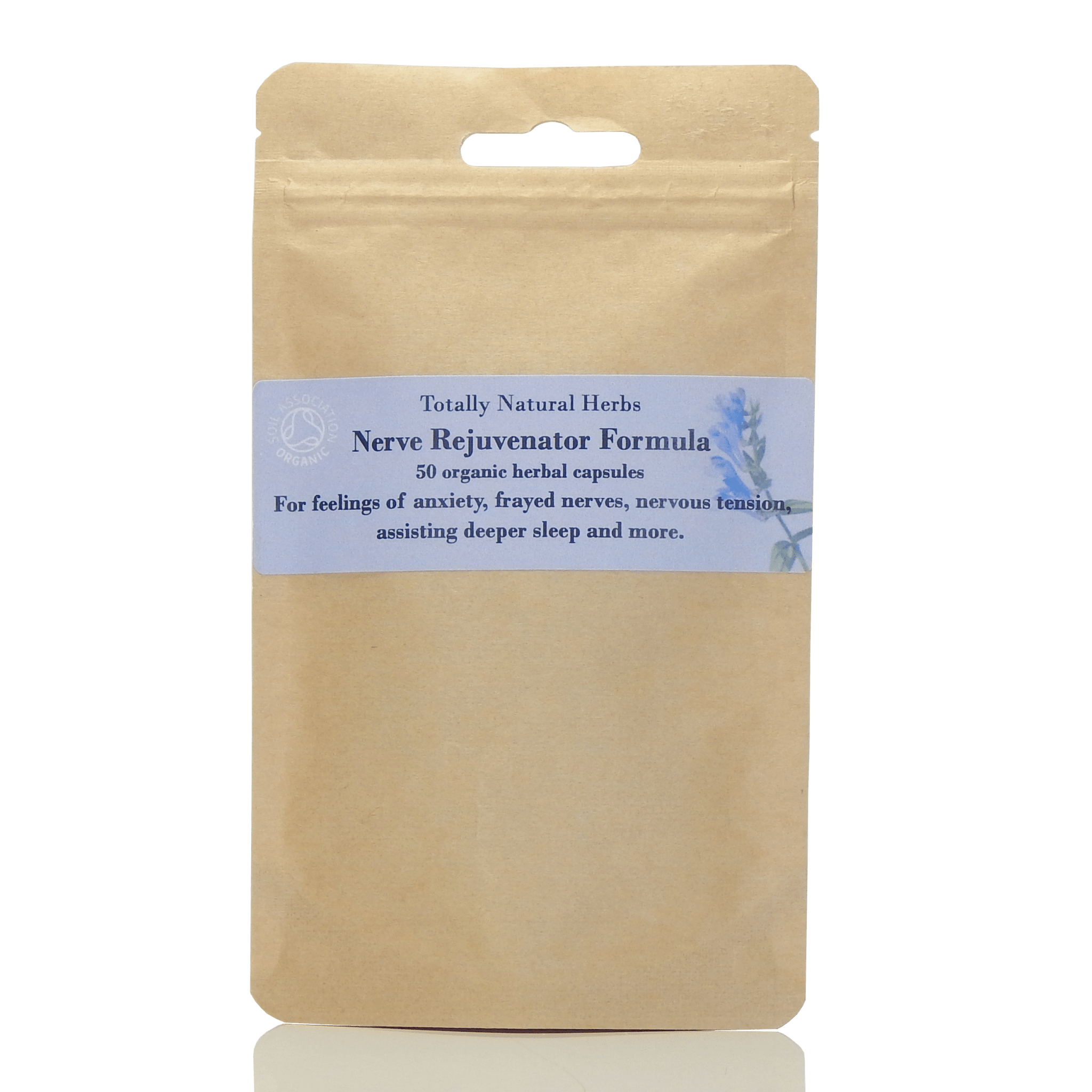 Nerve Rejuvenator Formula (organic, capsules) - Totally Natural Skincare
