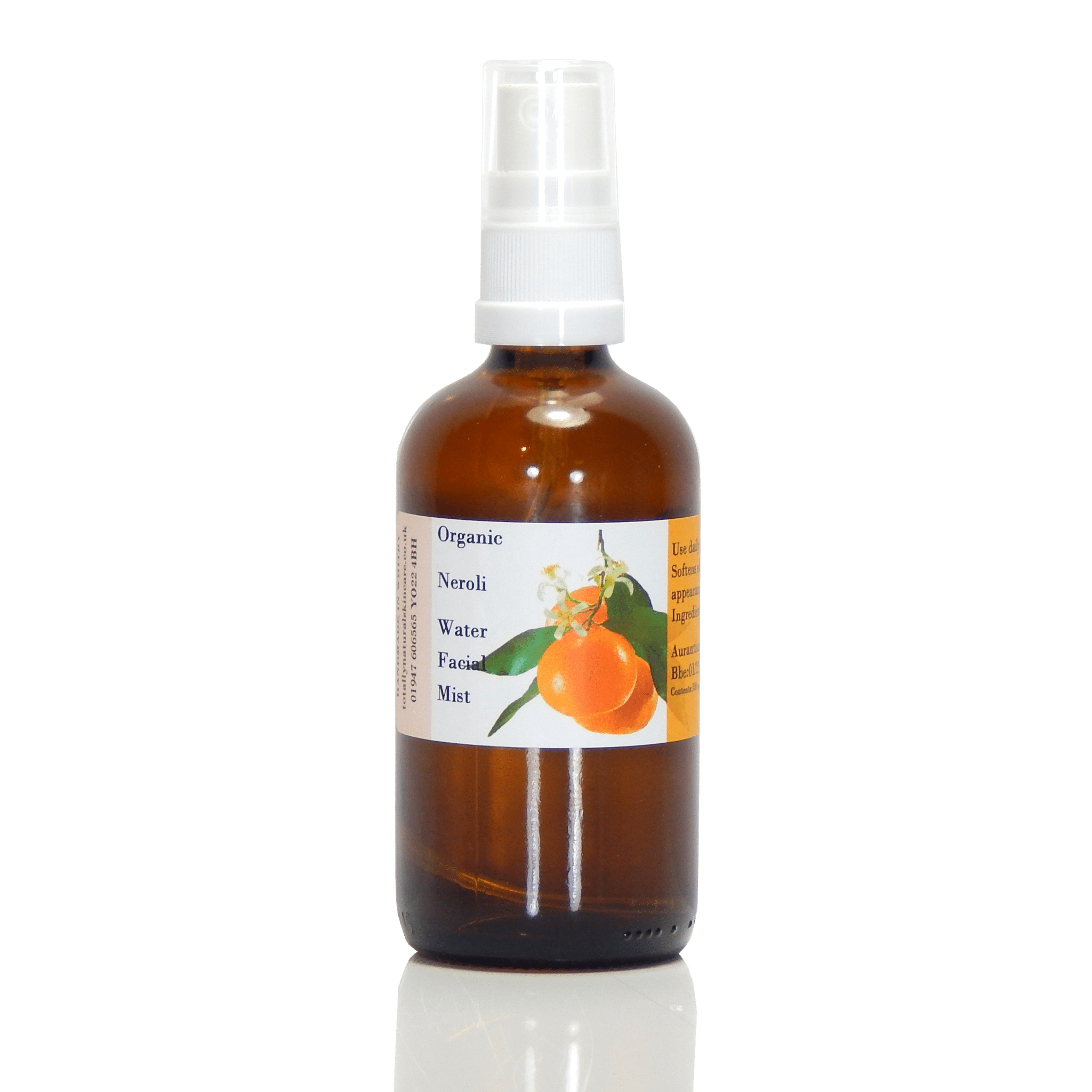 Organic Neroli Water Facial Mist - Totally Natural Skincare