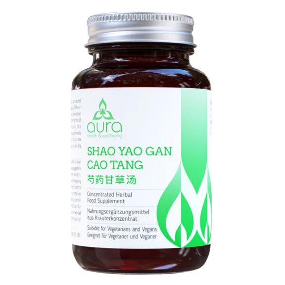 Shao Yao Gan Cao Tang - Peony and Licorice Combination, Aura Herbs 600mg (60 tablets) - Totally Natural Skincare